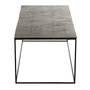 Voir la diapositive 3 : Paris Prix Table Basse Rectangulaire  Oxidize  110cm Noir