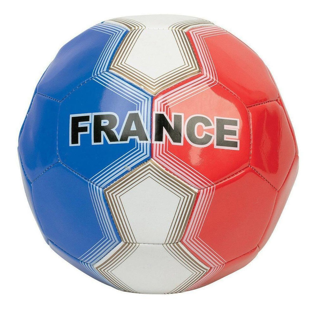 SPORTZONE Ballon de Football /Blanc/Rouge Sport Zone France