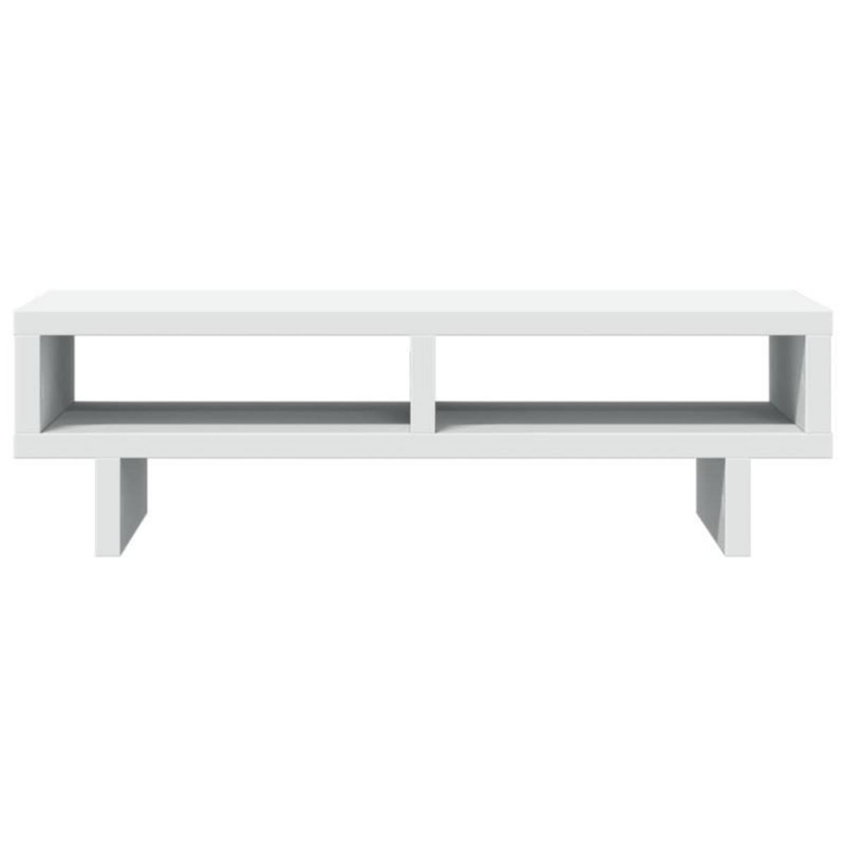 VIDAXL Support de moniteur blanc 50x27x15 cm bois d ingénierie
