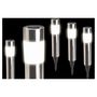 Voir la diapositive 2 : Inkazen Lot de 4 bornes tube solaire Gris