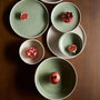 Voir la diapositive 3 : SECRET DE GOURMET Lot de 6 Assiettes Plates  Chiara  27cm Vert