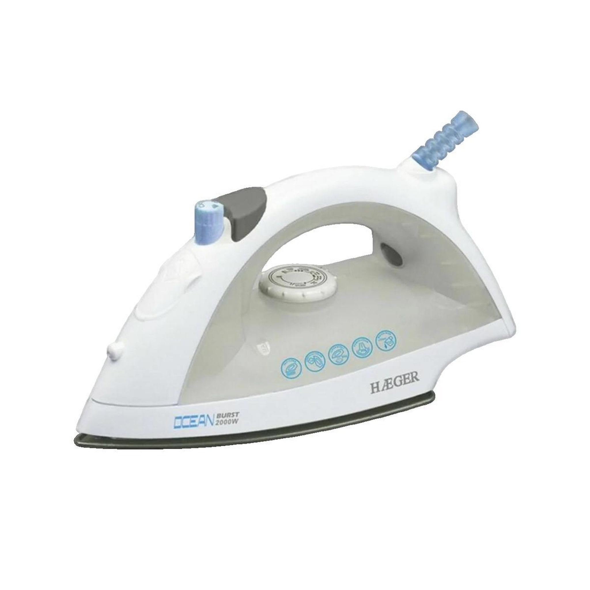 HAGER Fer à vapeur Haeger Ocean Burst 2000 Blanc