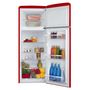 Voir la diapositive 3 : Amica Réfrigérateur combiné 55cm 246l statique rouge - AR7252R