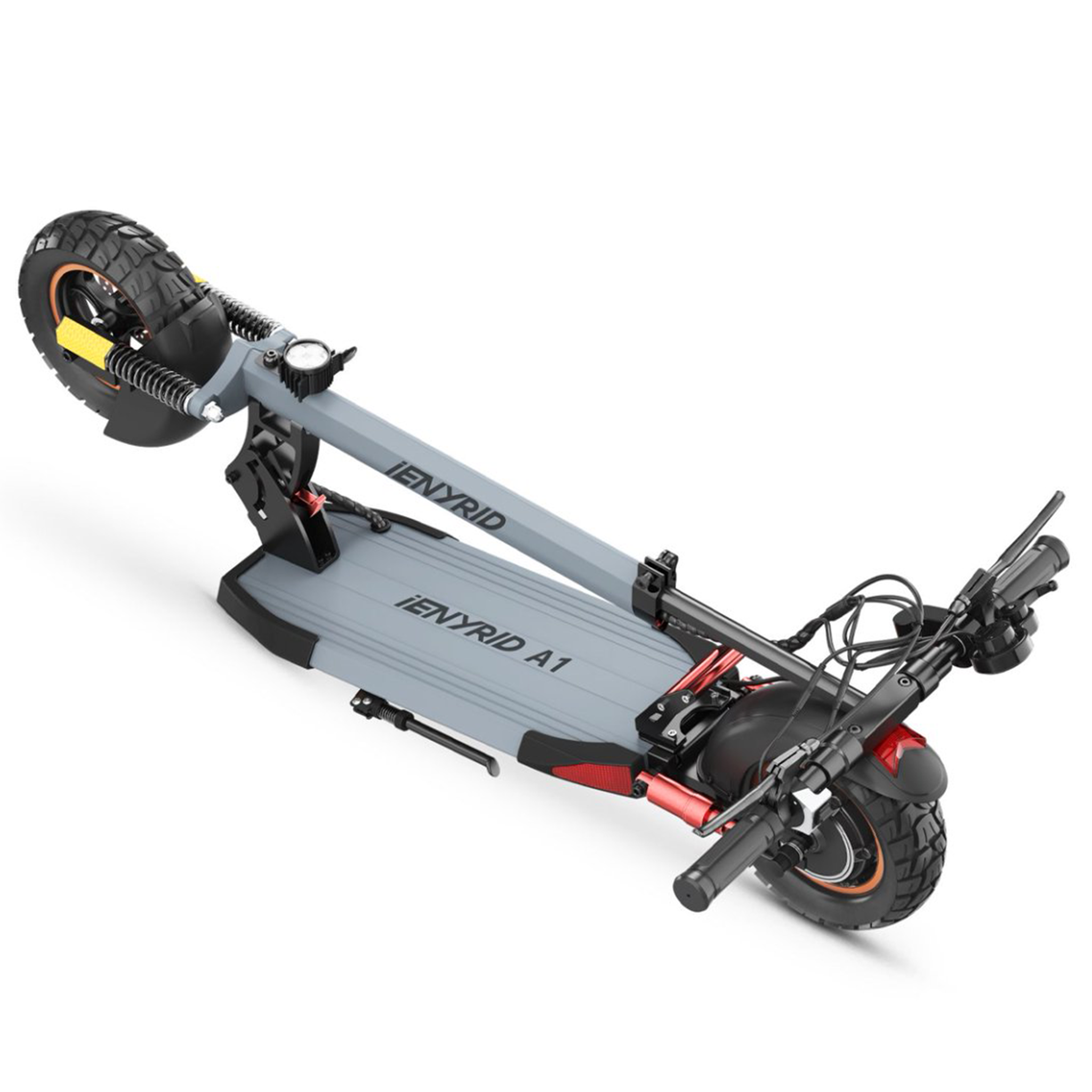 Voir la diapositive 4 : IENYRID Trottinette électrique pliable iENYRID A1, 800 W 48 V 12,5 Ah, 10 , gris