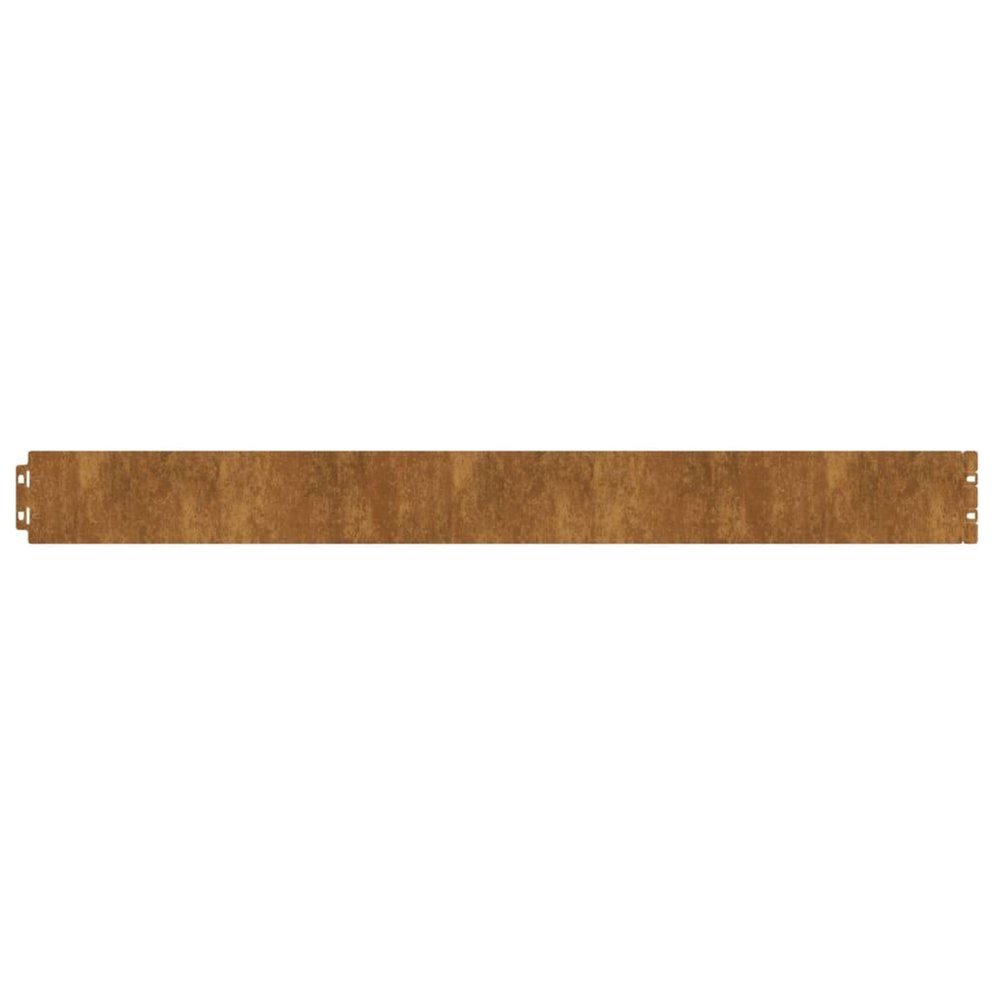 Voir la diapositive 3 : VIDAXL Bordures de pelouse 50 pcs 10x103 cm acier corten flexible