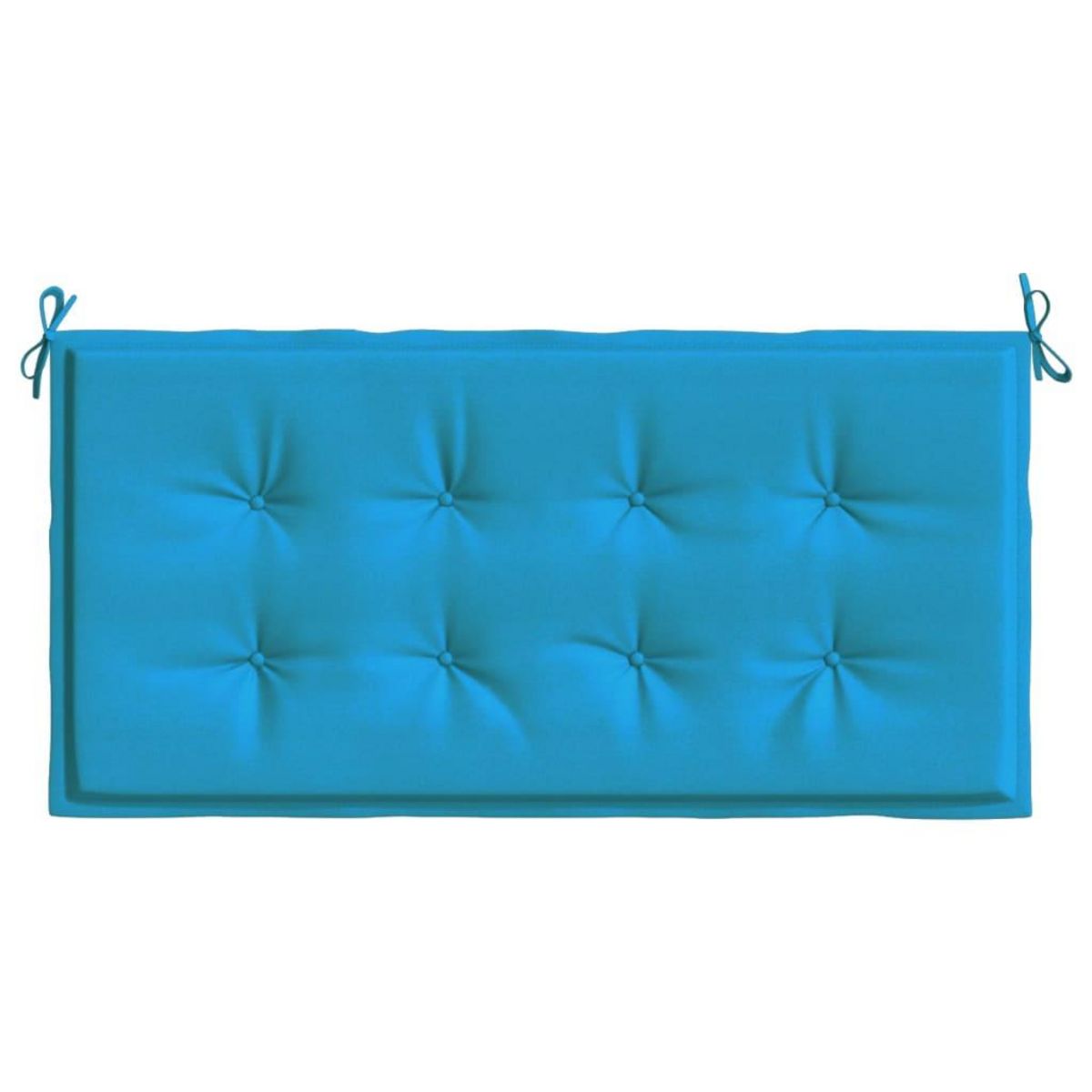 VIDAXL Coussin de banc de jardin bleu 120x50x3 cm tissu oxford