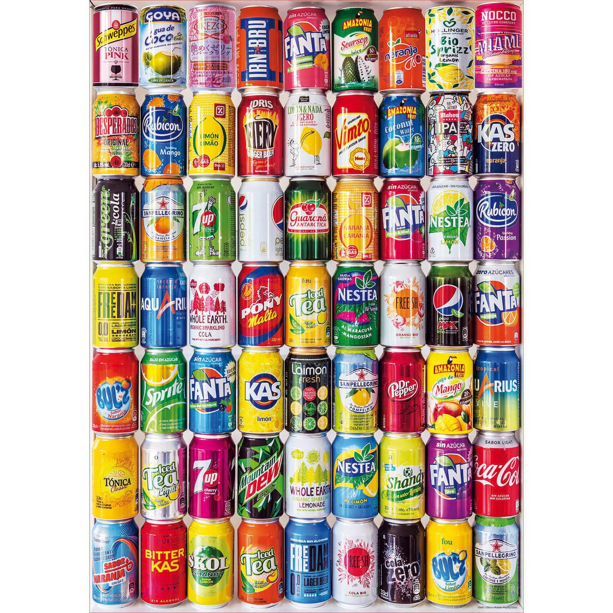 EDUCA Puzzle 500 pièces : Canettes de soda