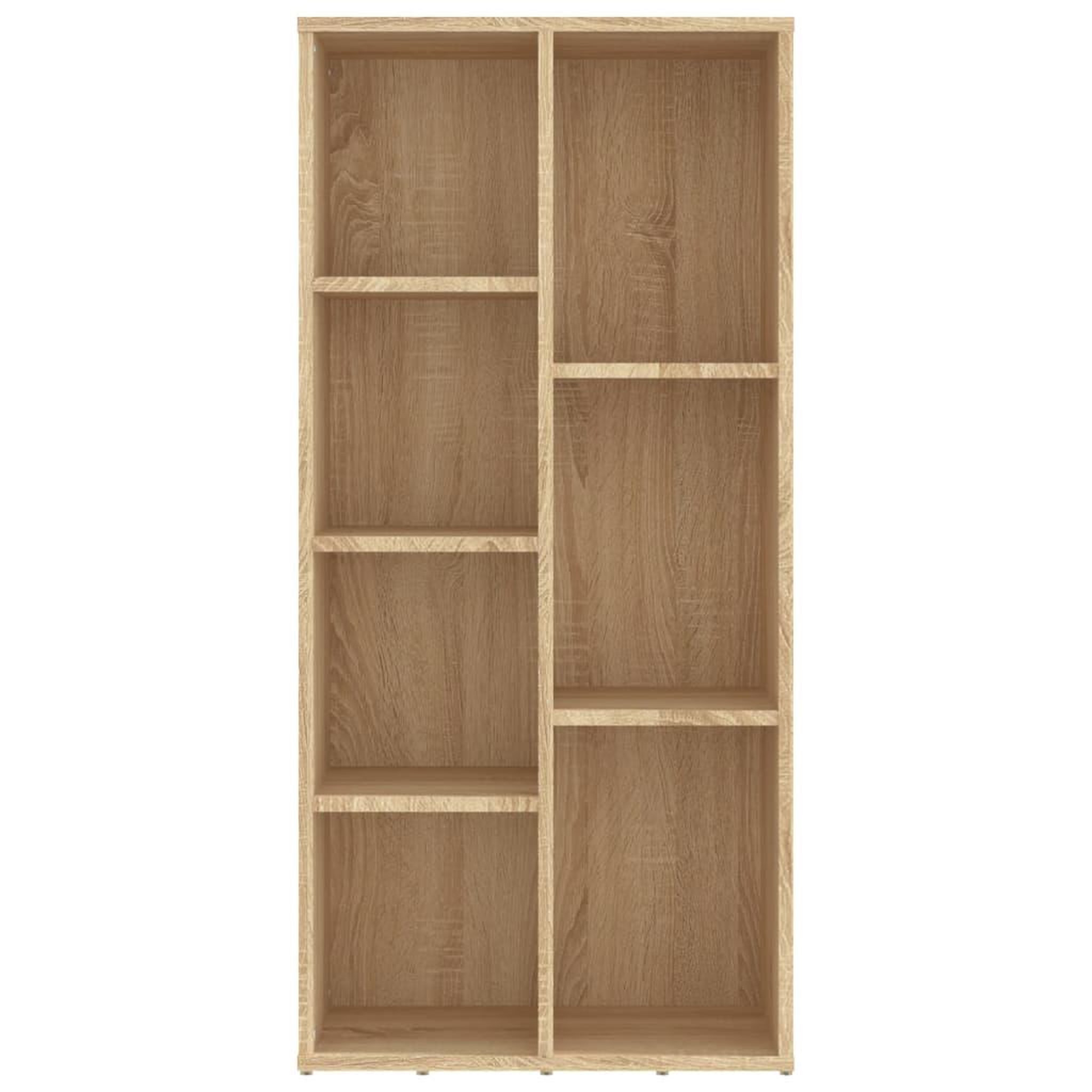 Voir la diapositive 4 : VIDAXL Bibliotheque Chene Sonoma 50x25x106 cm Bois d'ingenierie