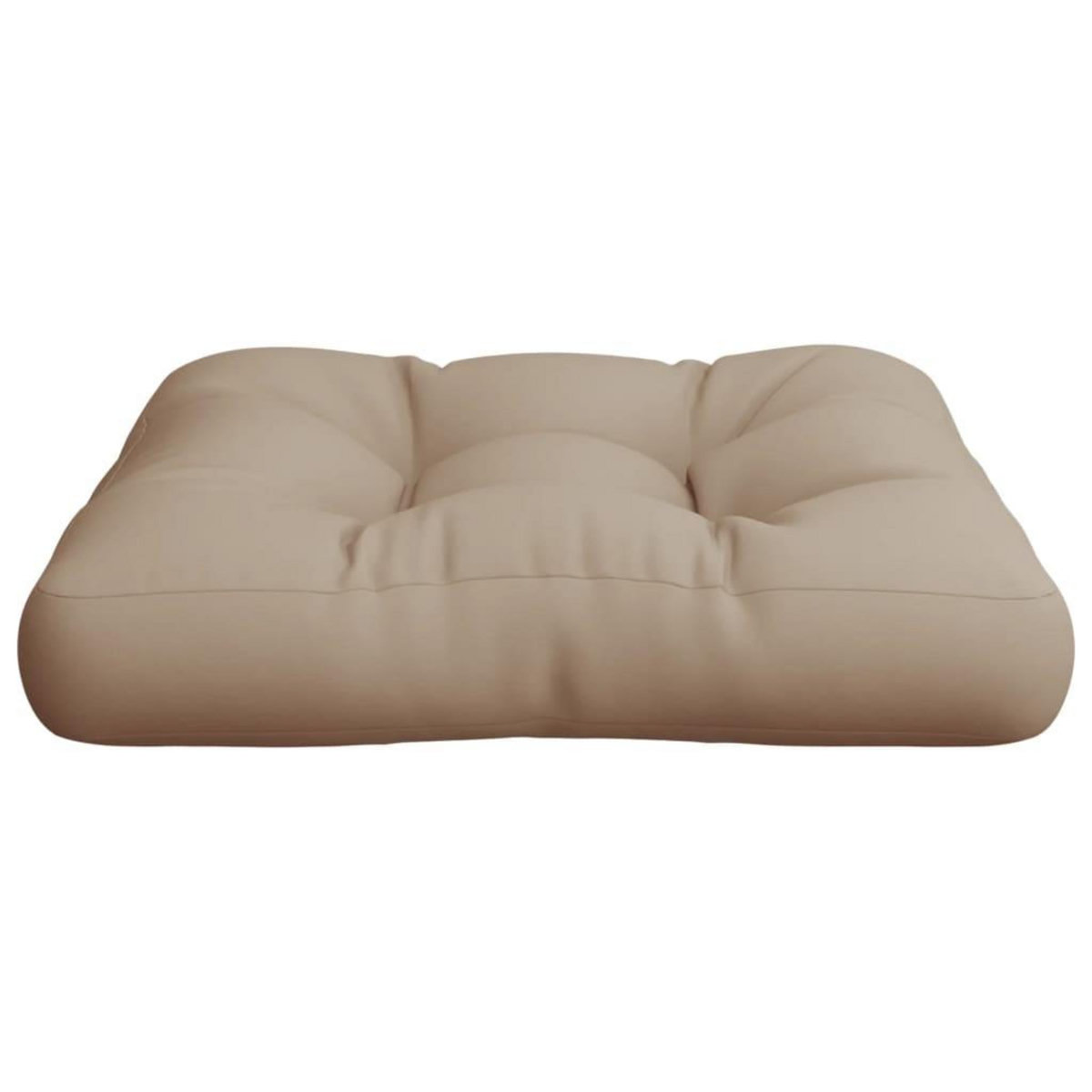VIDAXL Coussin de palette taupe 50x50x12 cm tissu