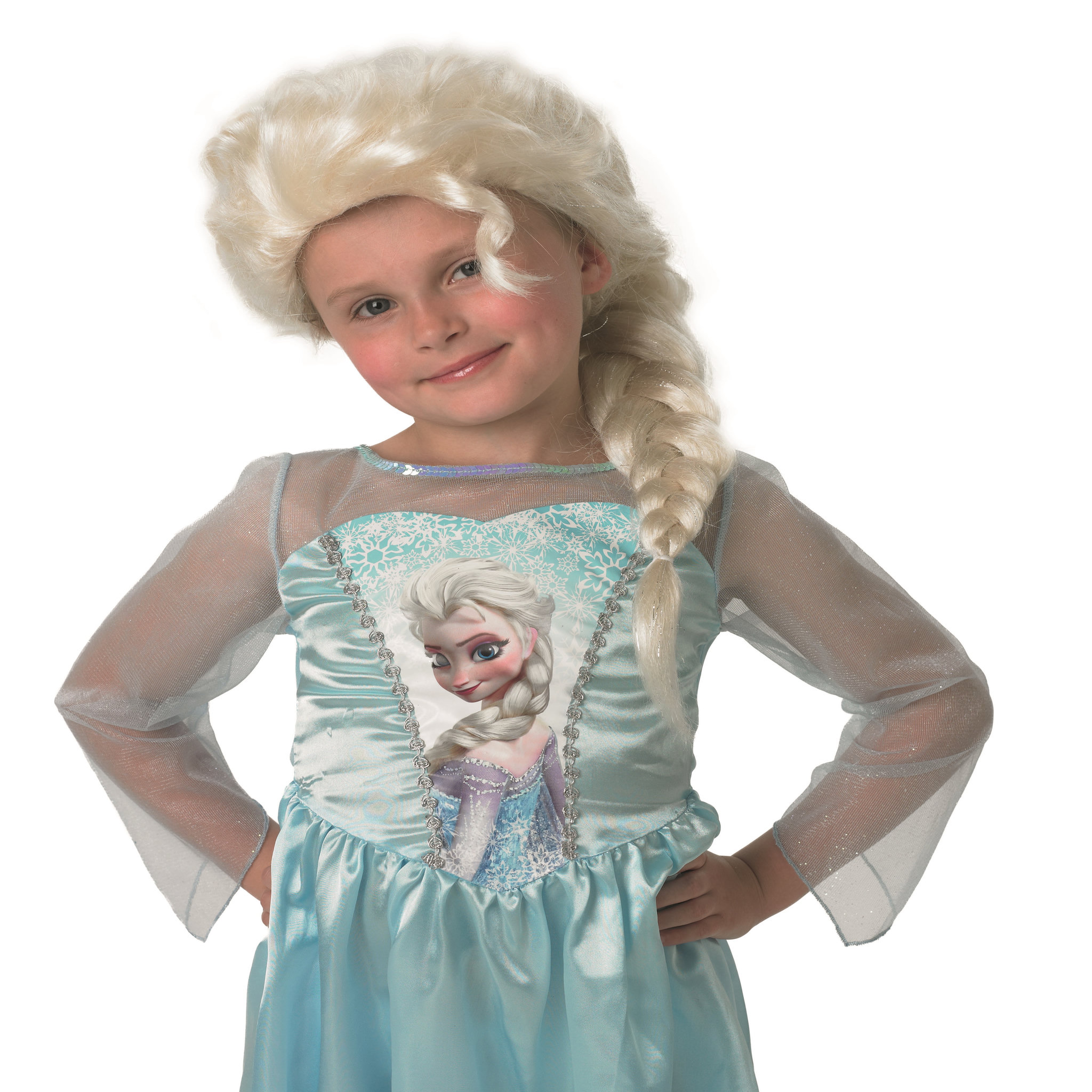 Voir la diapositive 1 : RUBIES Perruque Elsa - La reine des neiges 