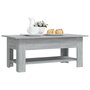 Voir la diapositive 5 : VIDAXL Table basse sonoma gris 102x55x42 cm bois d'ingenierie