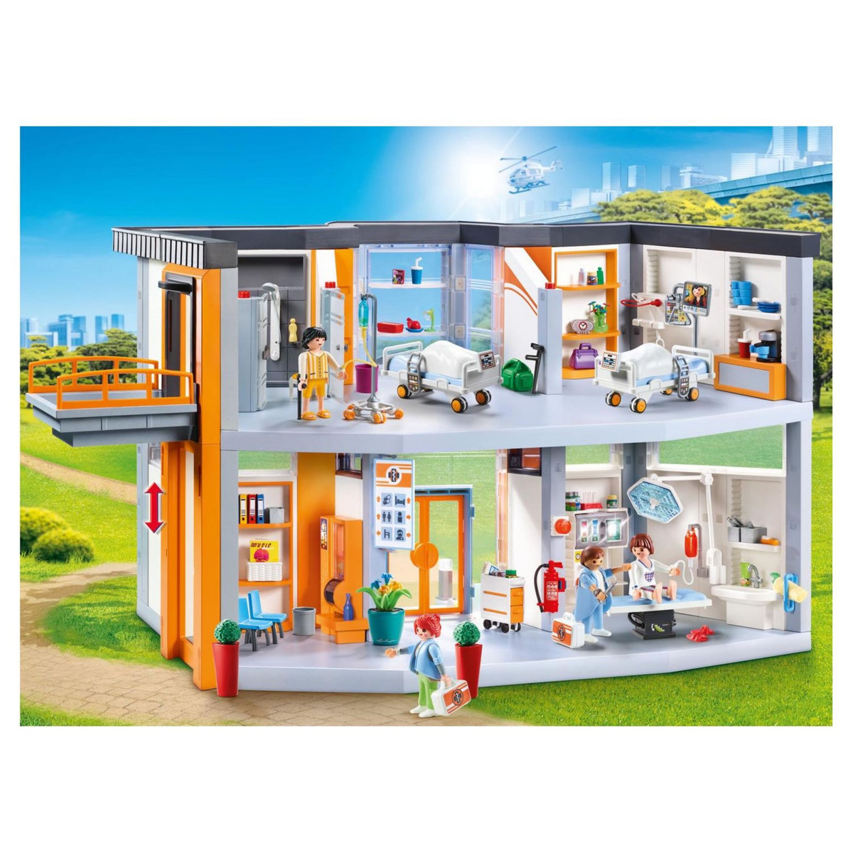 PLAYMOBIL 70190 - City Life - Hôpital aménagé