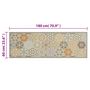 Voir la diapositive 5 : VIDAXL Tapis de cuisine lavable impression pastel hexagonale 60x180 cm