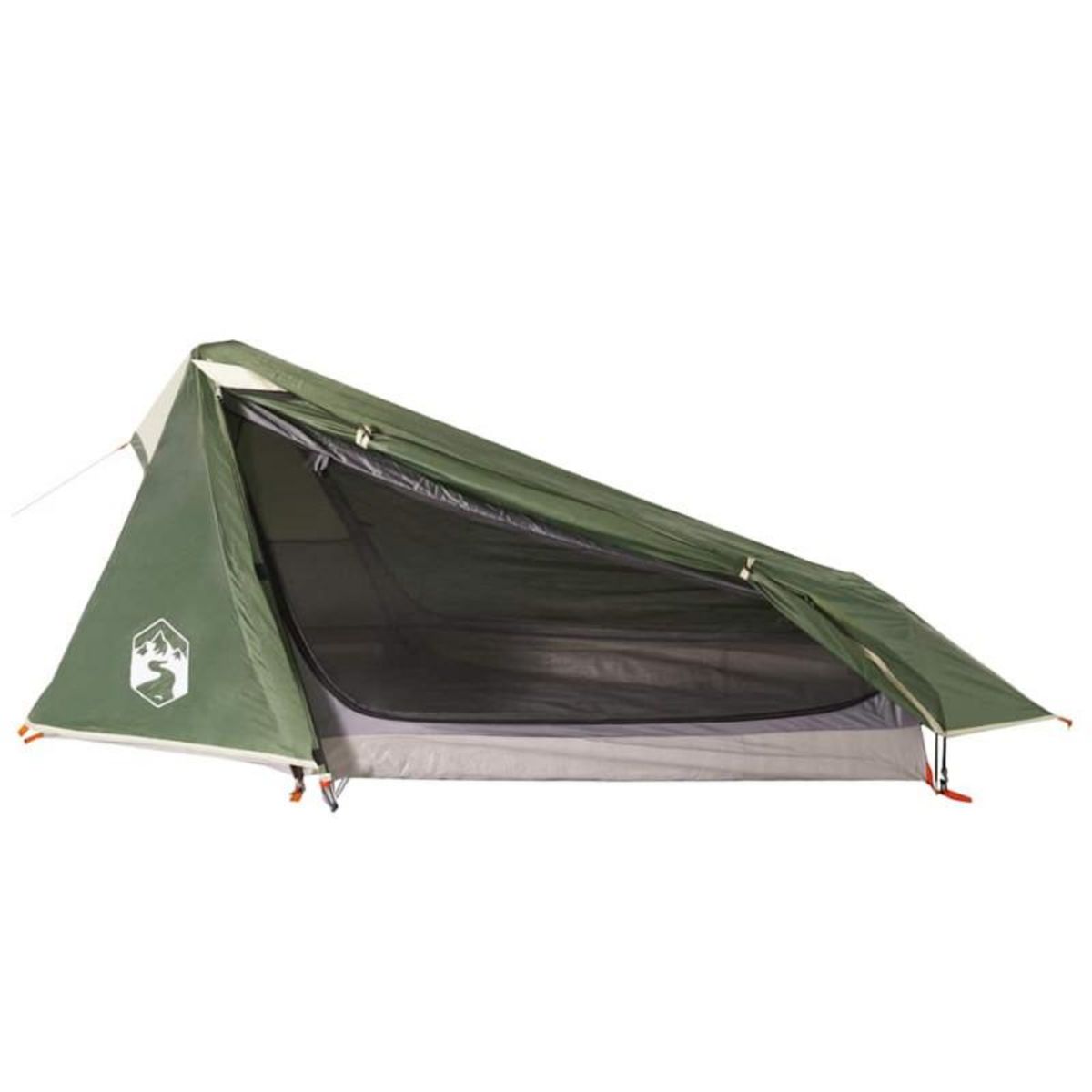 VIDAXL Tente de camping tunnel 1 personne vert imperméable