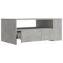 Voir la diapositive 4 : VIDAXL Table basse gris beton 102x55x42 cm bois d'ingenierie