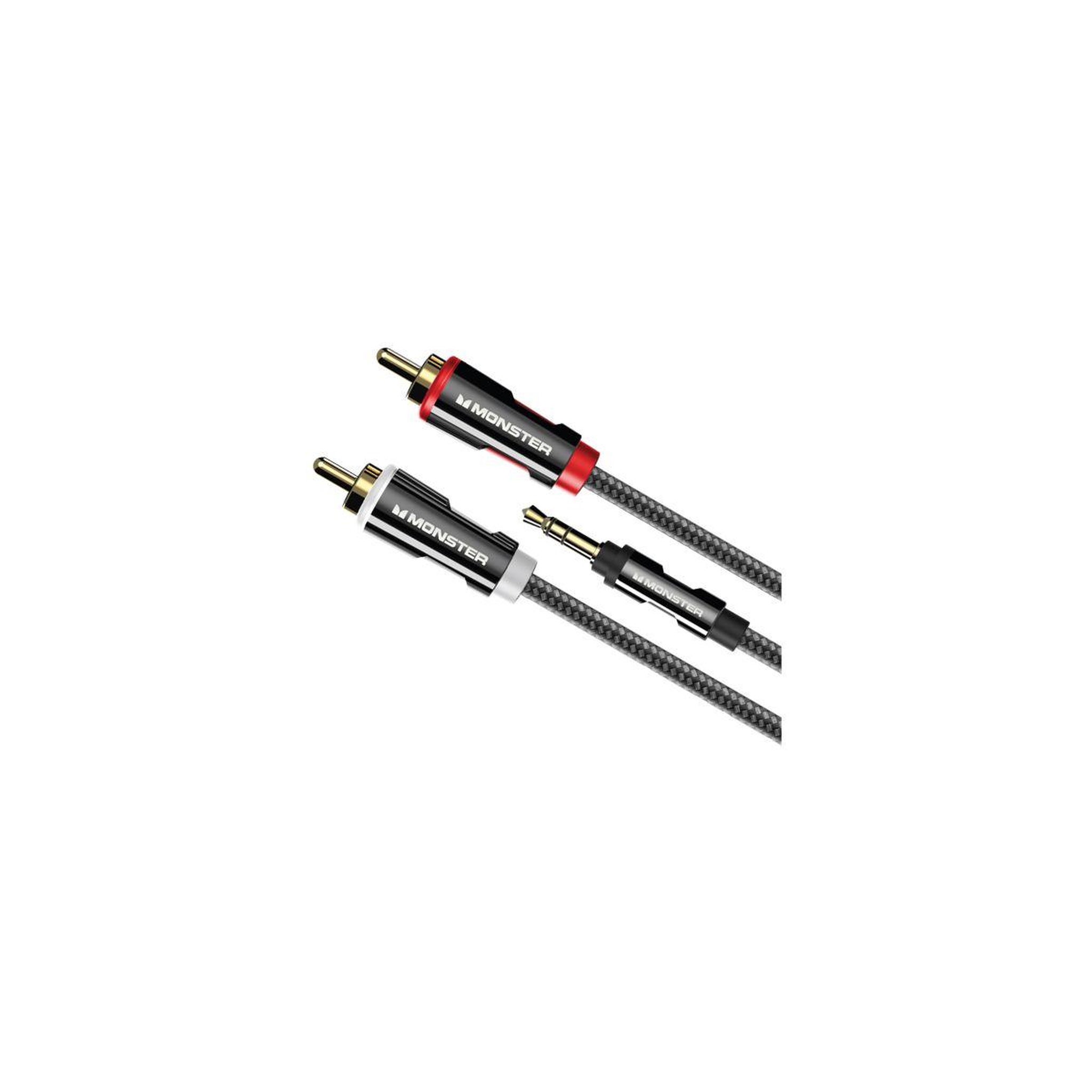 Voir la diapositive 2 : Monster Cable Câble jack 3.5mm/2 rca 3m
