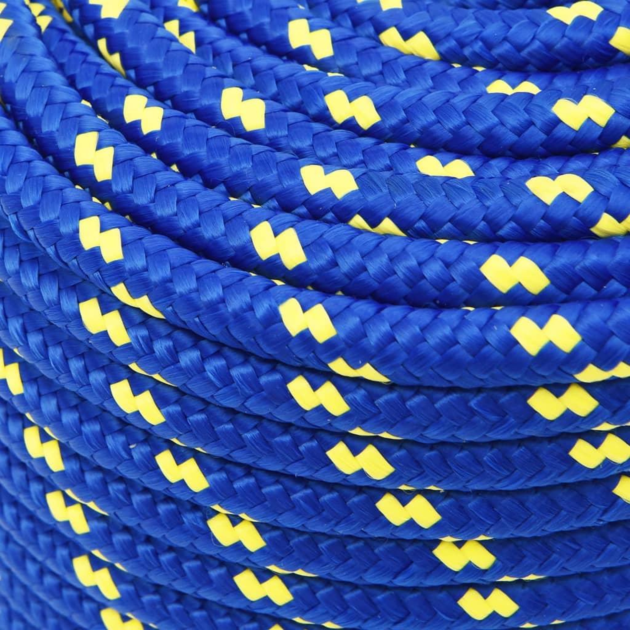 Voir la diapositive 4 : VIDAXL Corde de bateau Bleu 12 mm 100 m Polypropylene