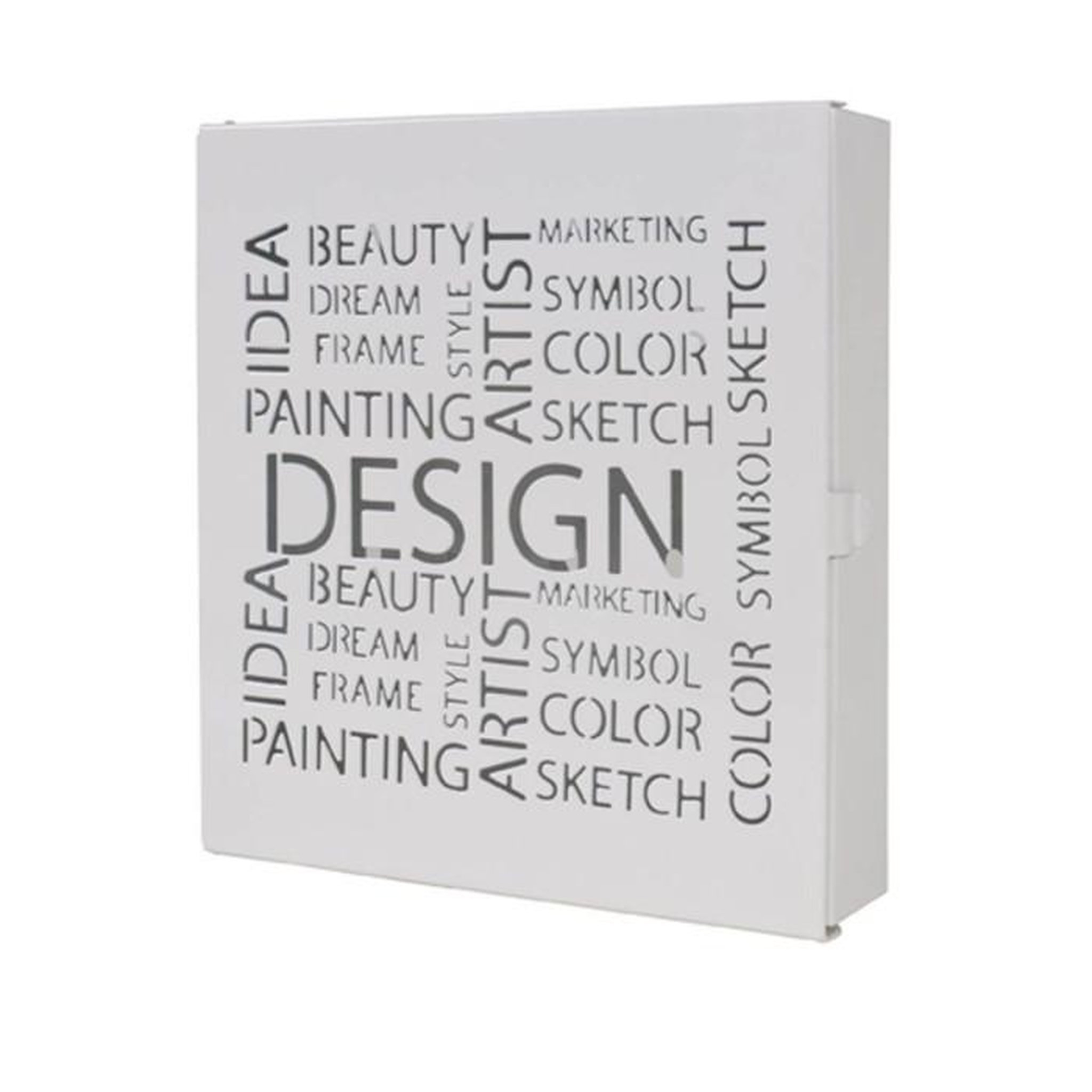 Paris Prix Boîte à Clés Métal  Design  24cm Blanc