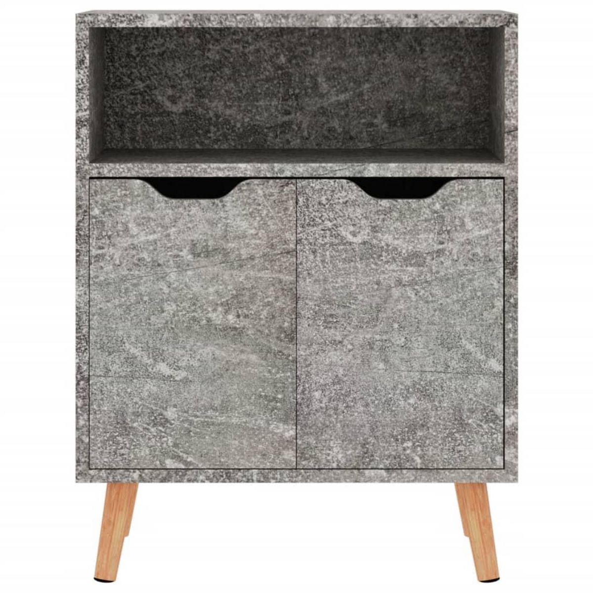 VIDAXL Buffet gris beton 60x30x72 cm bois d'ingenierie