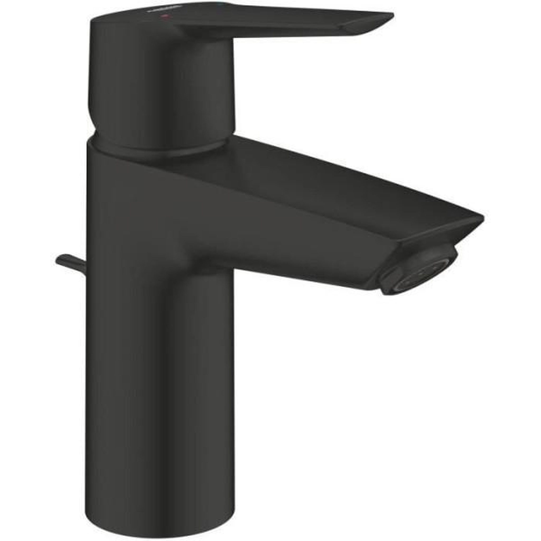 Grohe Mitigeur monocommande lavabo - grohe start - 242092432 - noir mat - taille s - economie d'eau - tirette et vidage