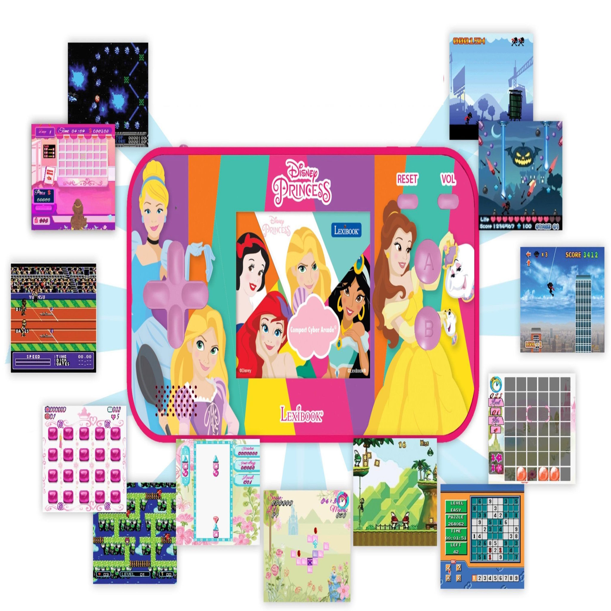 Voir la diapositive 2 : Lexibook Console de jeux portable couleur Disney Princesse Cyber Arcade Pocket