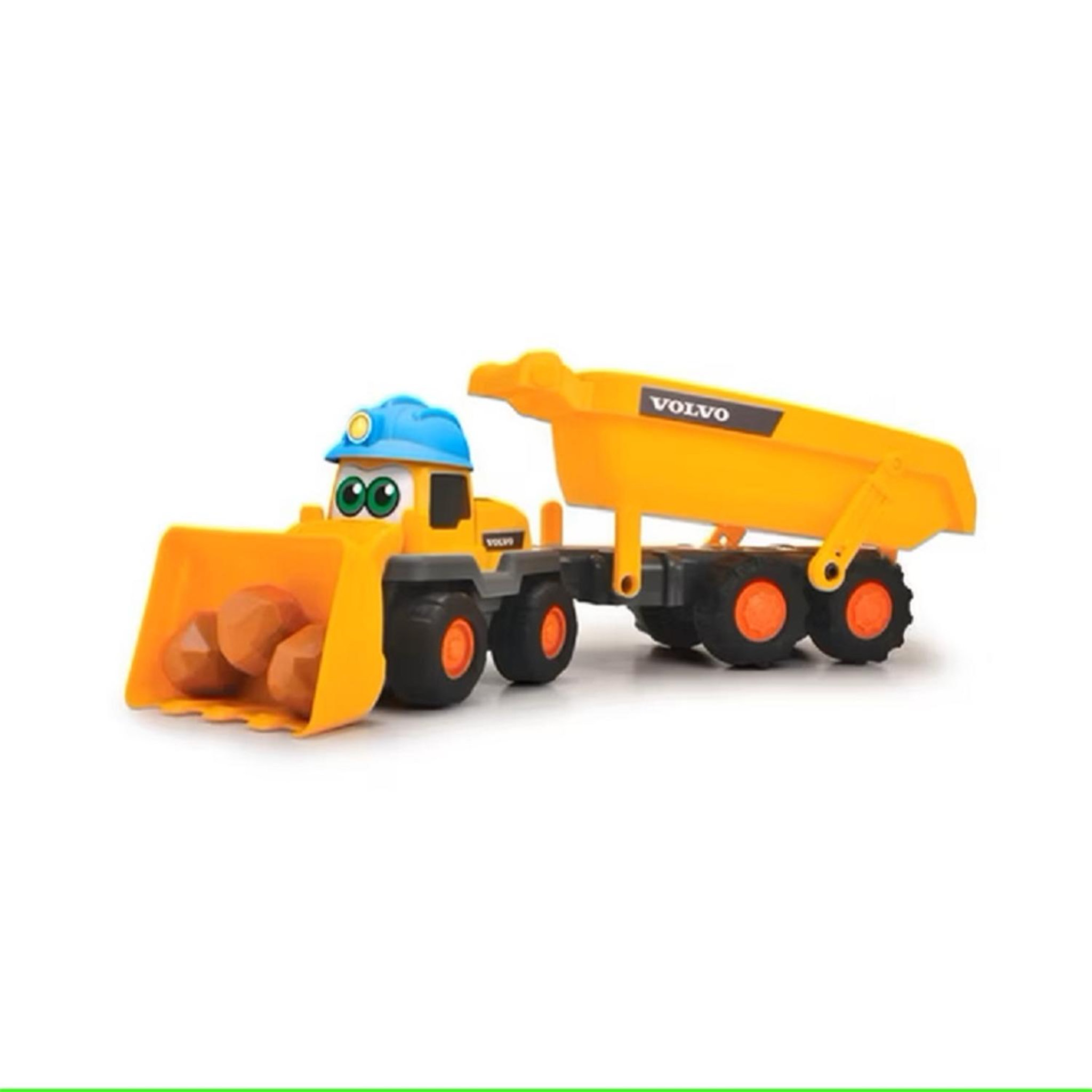 Voir la diapositive 2 : Dickie Toys Chargeuse sur pneus avec remorque ABC Tracey Trailer