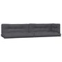 Voir la diapositive 2 : VIDAXL Coussins de palette 5 pcs anthracite tissu