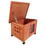 Voir la diapositive 3 : @Pet @Pet Maison d'exterieur pour chats 57x45x43 cm Bois Marron