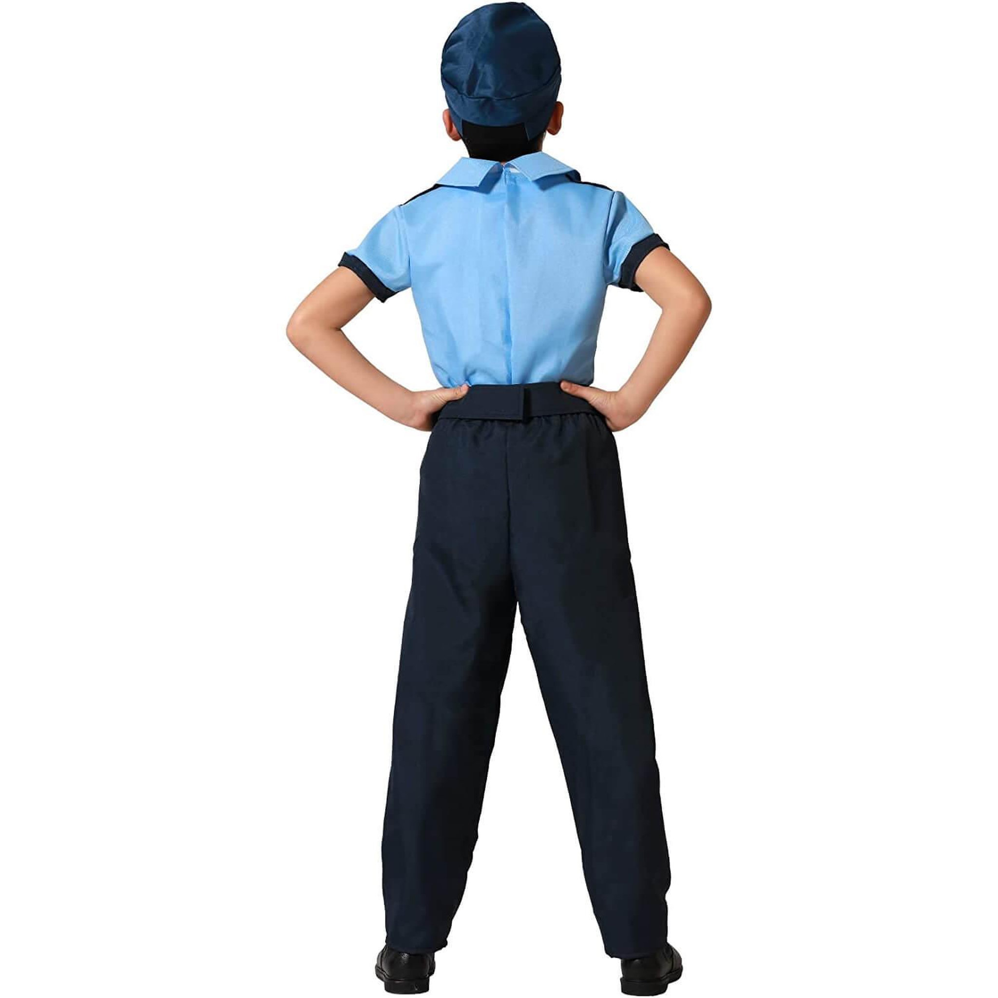 Voir la diapositive 4 : ATOSA Déguisement Policier uniforme - Garçon - 5/6 ans (110 à 116 cm)