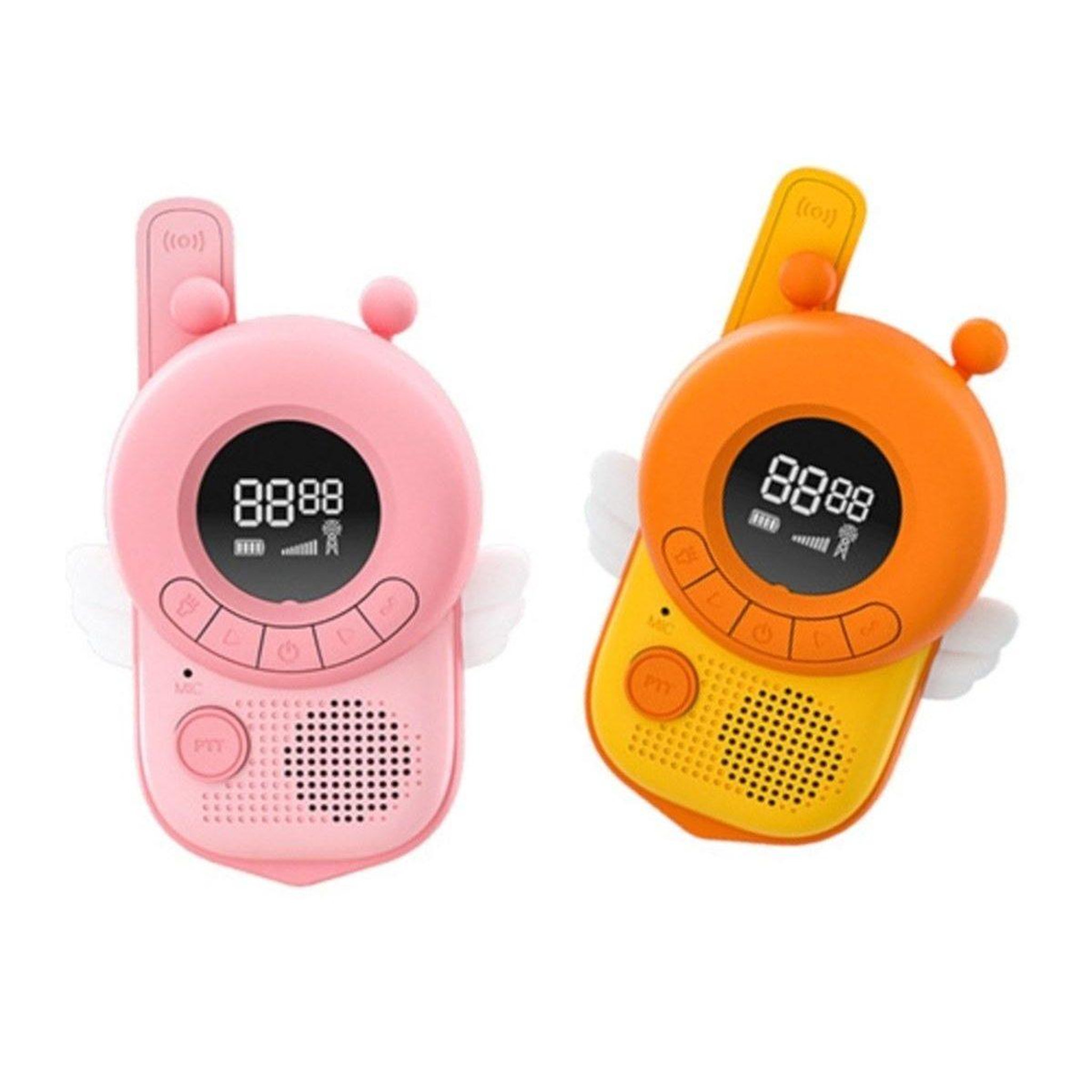 1001JOUETS Paire de Talkies-Walkies pour Enfants - 8 Canaux PMR446 - Lampe Torche et VOX - Design Ludique