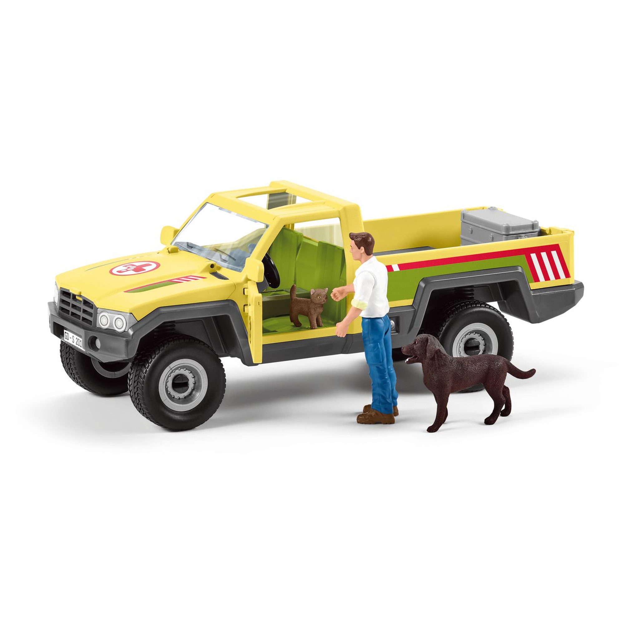 Voir la diapositive 2 : Schleich Visite du vétérinaire à la ferme Farm world