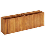 VIDAXL Lit sureleve de jardin 150x30x50 cm Bois massif d'acacia