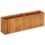 Voir la diapositive 1 : VIDAXL Lit sureleve de jardin 150x30x50 cm Bois massif d'acacia