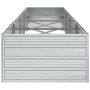 Voir la diapositive 5 : VIDAXL Lit sureleve de jardin 320x80x45 cm Acier galvanise Argente