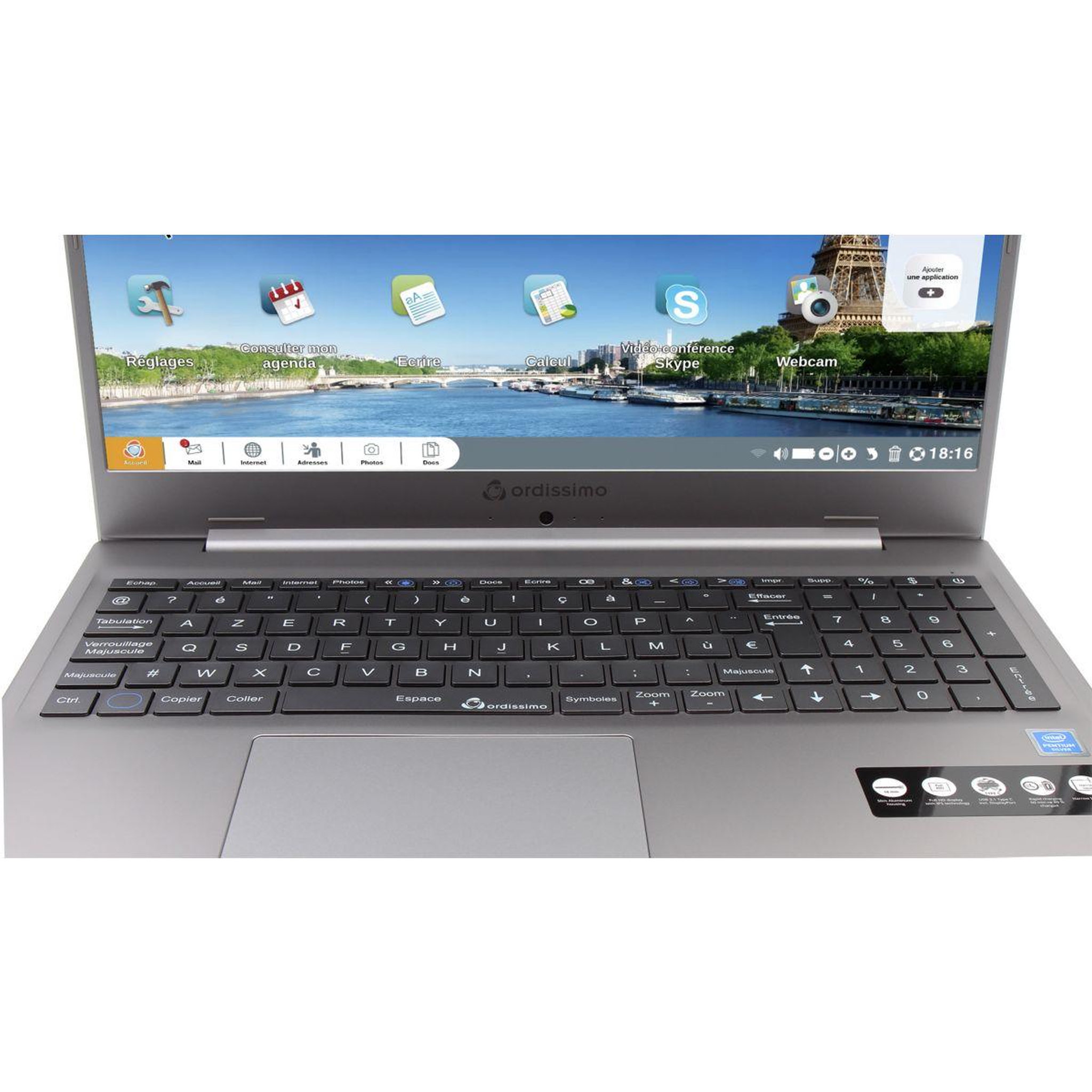 Voir la diapositive 3 : Ordissimo Portable Laura 2 + livre ordissimo offert