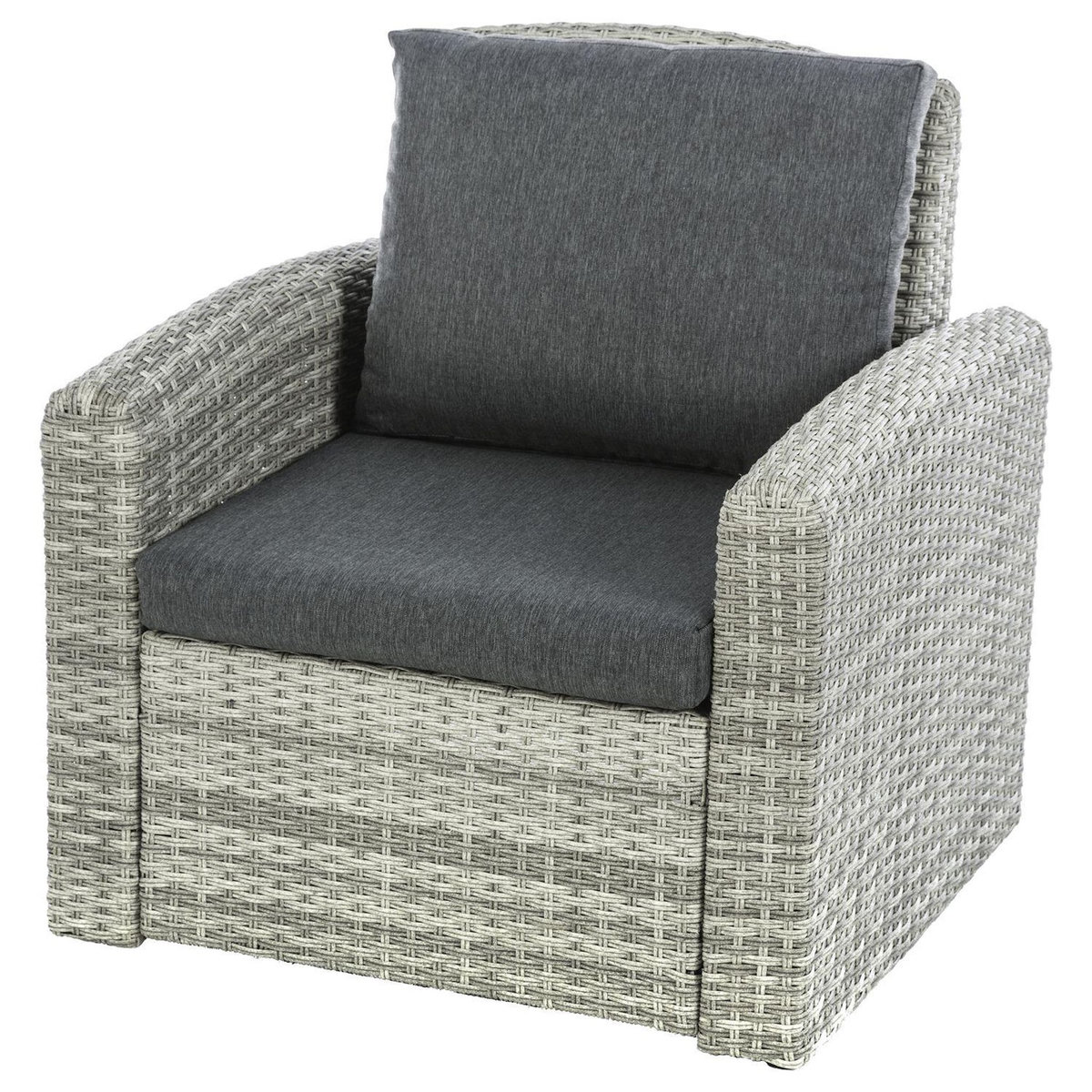 HESPERIDE Fauteuil de salon de jardin en résine tressée Polynesia