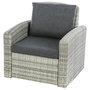 Voir la diapositive 1 : HESPERIDE Fauteuil de salon de jardin en résine tressée Polynesia