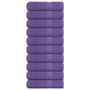 Voir la diapositive 1 : VIDAXL Serviettes de douche 10 pcs violet 70x140cm 360 g m² 100% coton