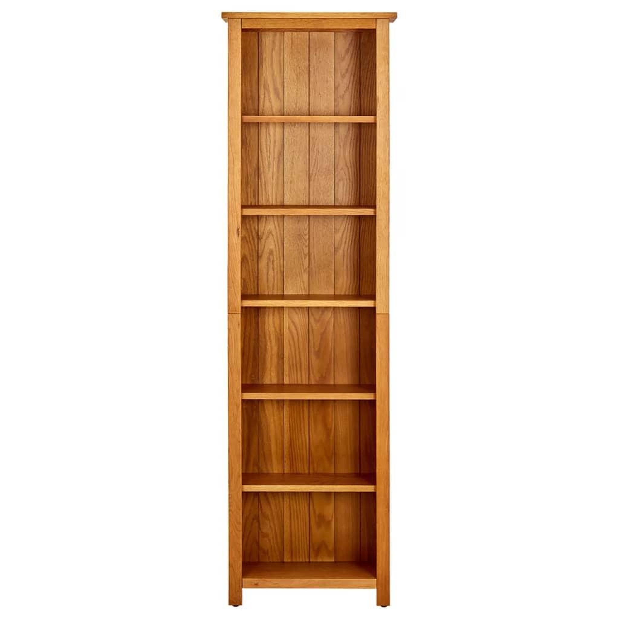 Voir la diapositive 2 : VIDAXL Bibliotheque a 6 niveaux 52x22x180 cm Bois de chene massif