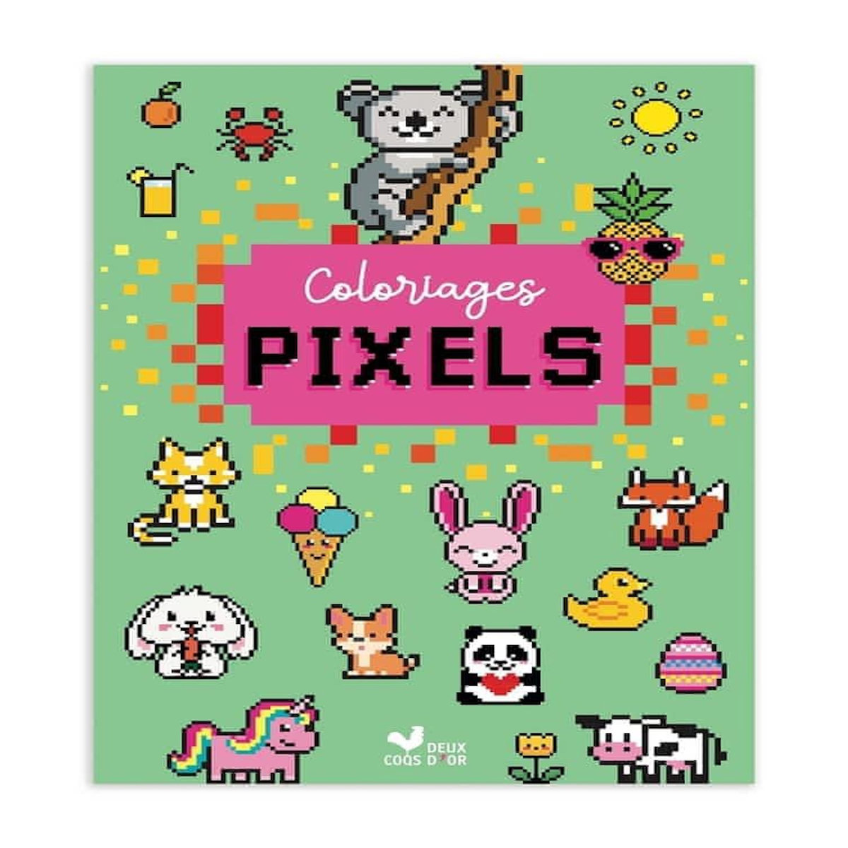 COLORIAGES PIXELS, Hachette