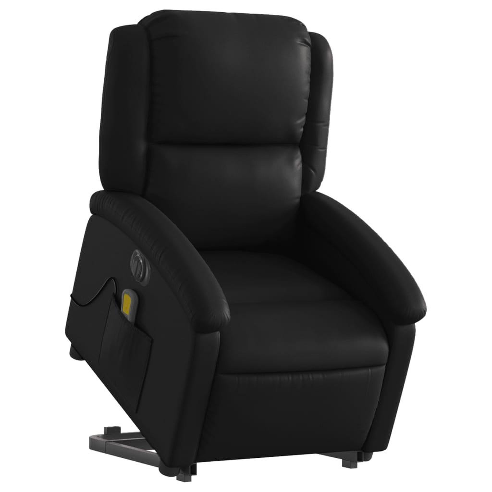 Voir la diapositive 3 : VIDAXL Fauteuil inclinable de massage electrique noir similicuir
