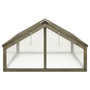 Voir la diapositive 4 : VIDAXL Serre Gris 114x80x50 cm Bois de sapin