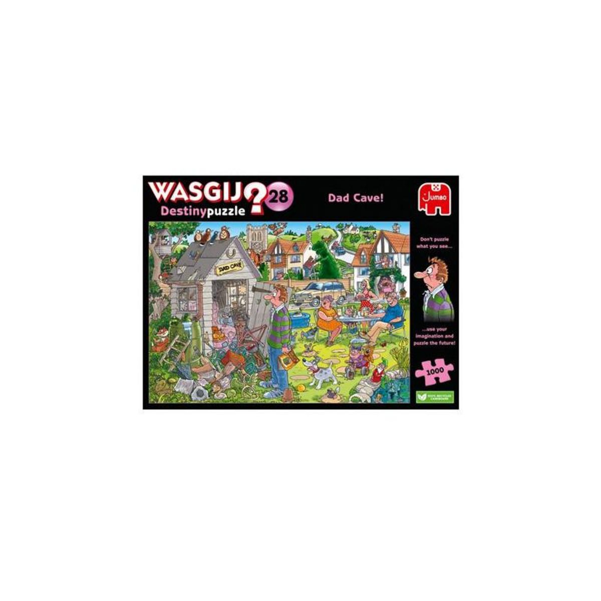 Jumbo Puzzle 1000 pièces Jumbo Wasgij Dad Cave