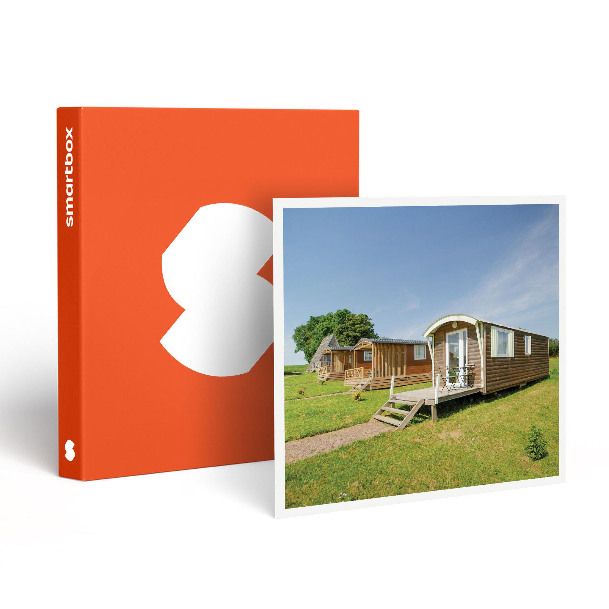 Smartbox 2 jours insolites en roulotte avec panier apéritif et location de vélos près de caen - coffret cadeau séjour