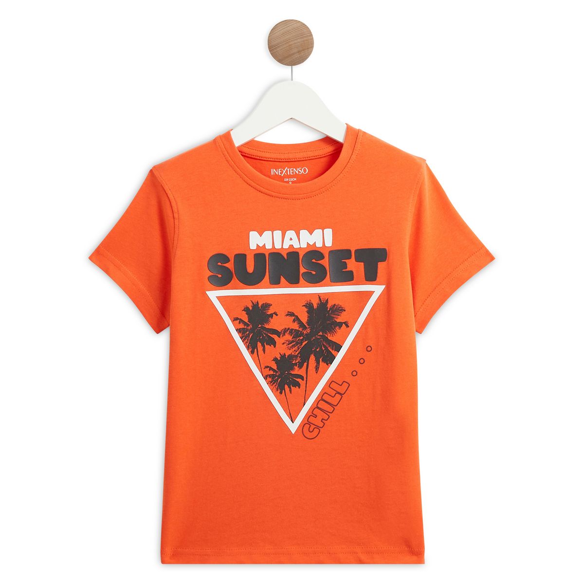 INEXTENSO T-shirt manches courtes palmiers garçon
