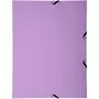 POUCE Chemise cartonnée à élastique 24x32 cmn violet