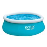 INTEX Kit piscine gonflable Easy Set Intex 1.83 x 0.51 m – Installation rapide. Coloris disponibles : Bleu