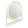 Voir la diapositive 3 : FIVE Miroir Pivotant à Poser  LED  35cm Blanc