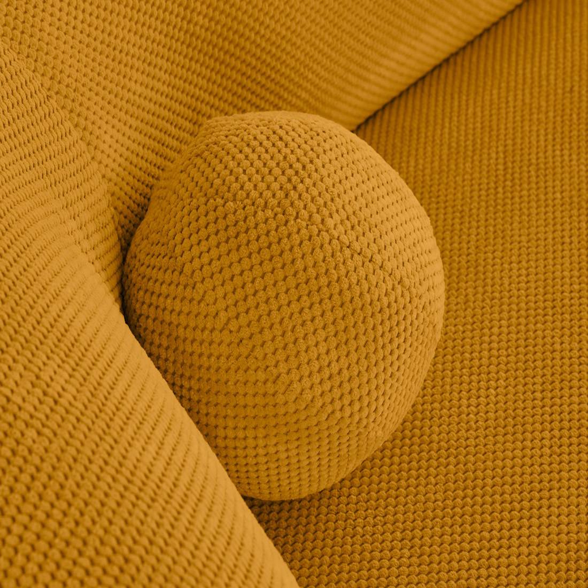 Voir la diapositive 5 : LISA DESIGN Charles - canapé d'angle droit 4 places en velours texturé