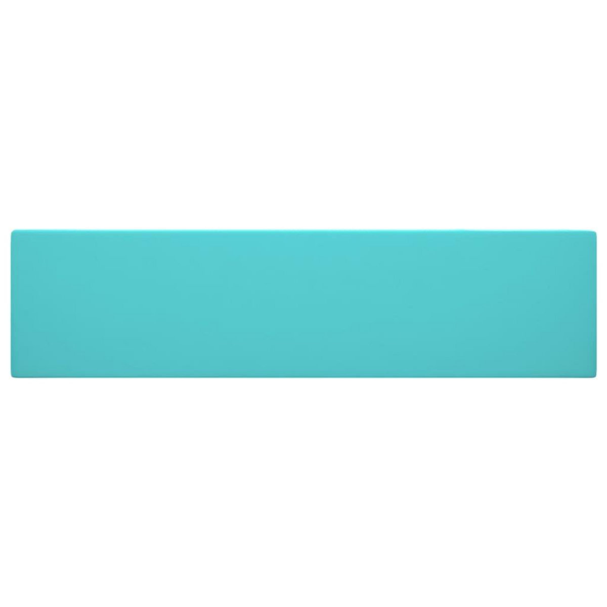 VIDAXL Lavabo de salle de bain avec trop-plein Ceramique Vert clair